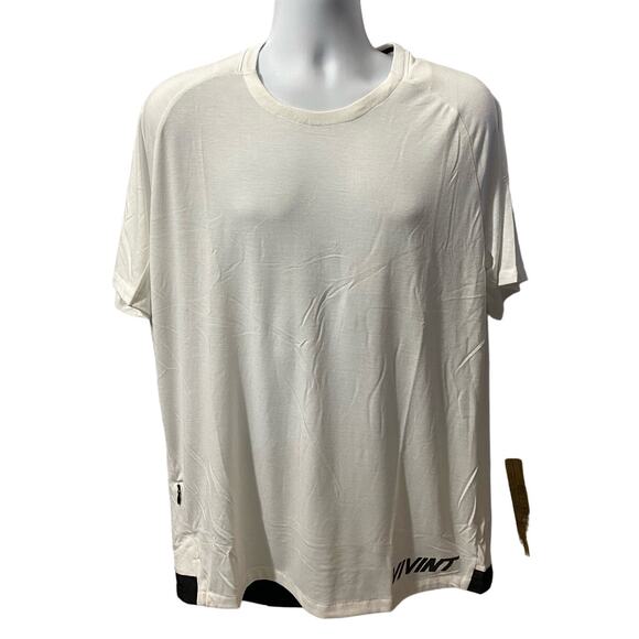 Vivint Employee White Shirt Men's XL White Drop T -Spandex blend stretch- - Picture 1 of 12
